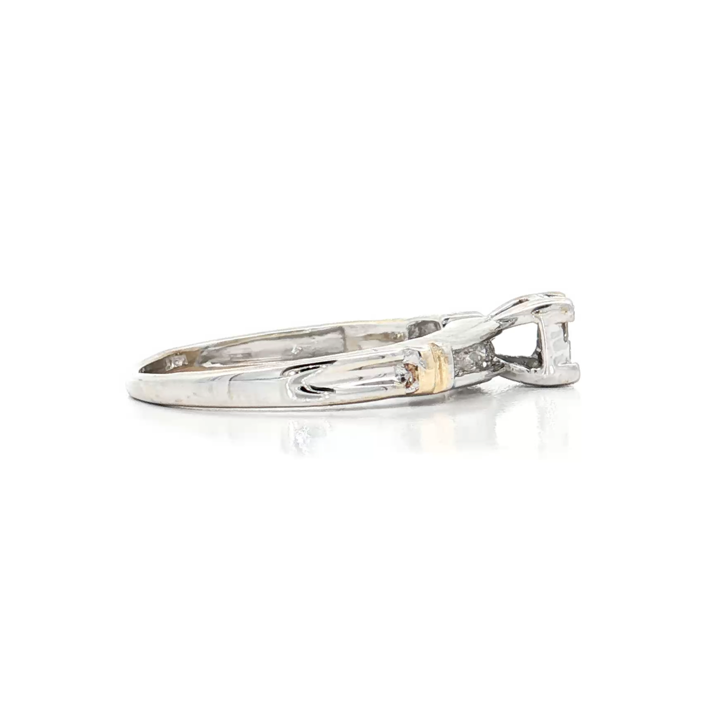 White Gold Diamond Bridal Ring