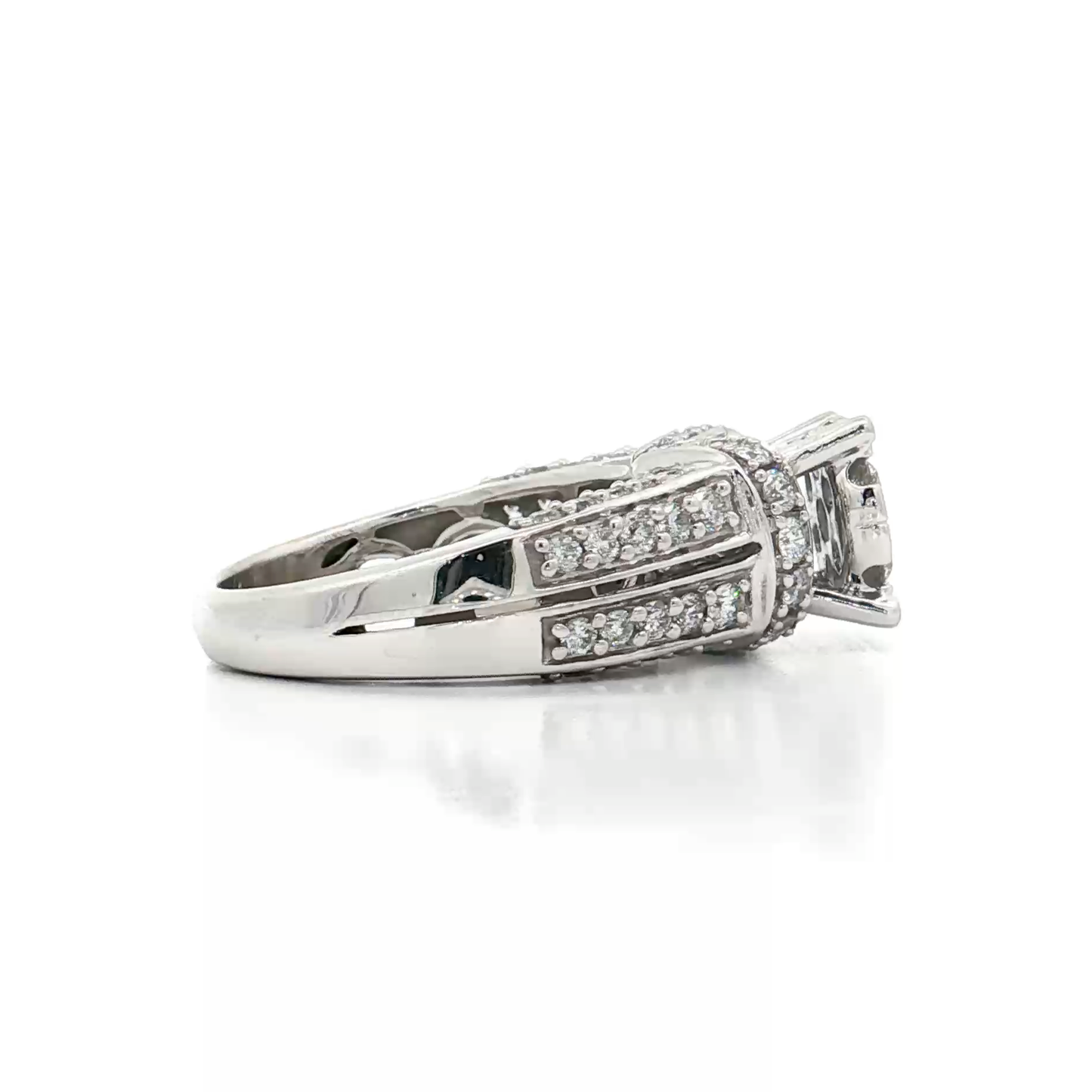 White Gold Diamond Bridal Ring