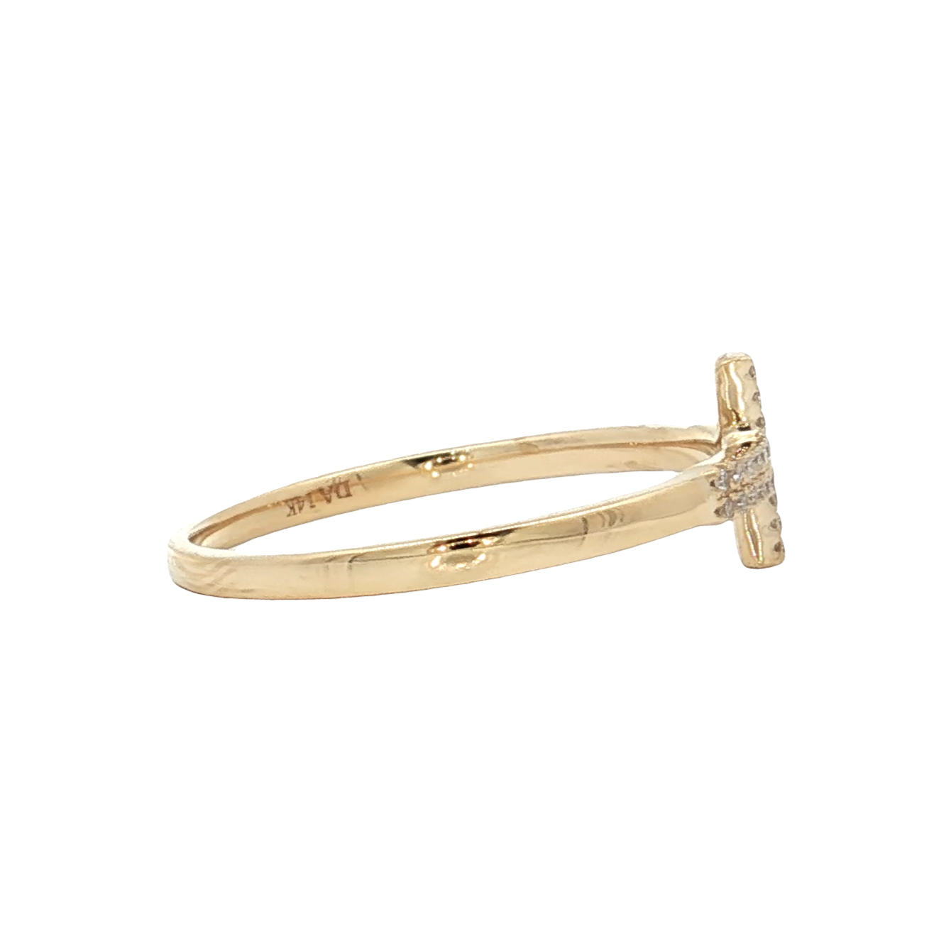Yellow Gold Diamond Fashion Ring