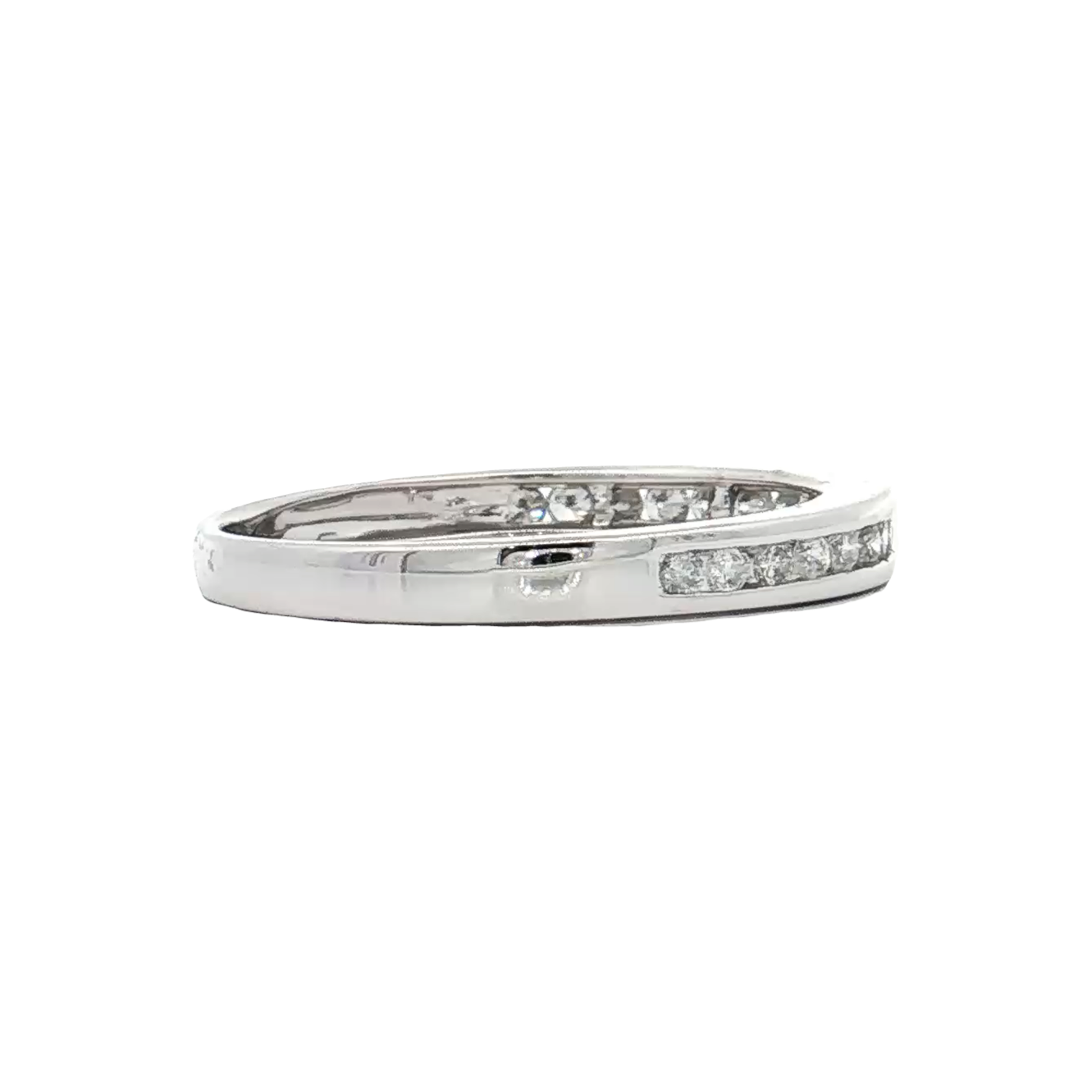 White Gold Diamond Wedding Band
