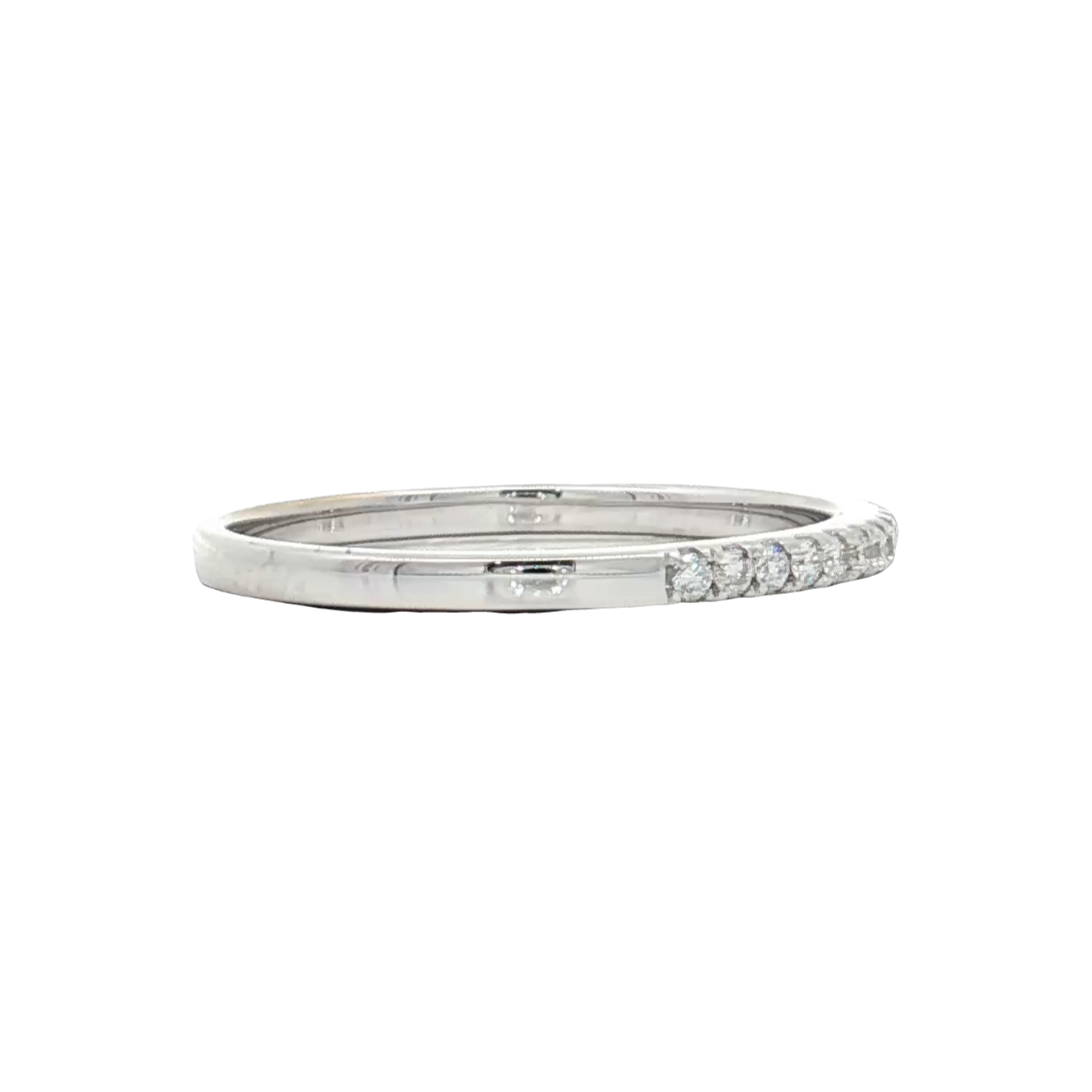 White Gold Diamond Wedding Band