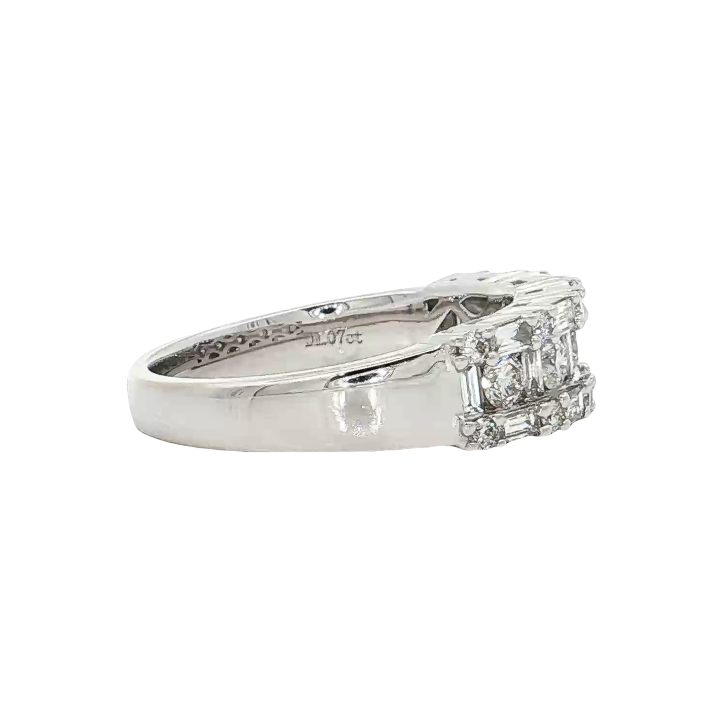White Gold Diamond Fashion Ring