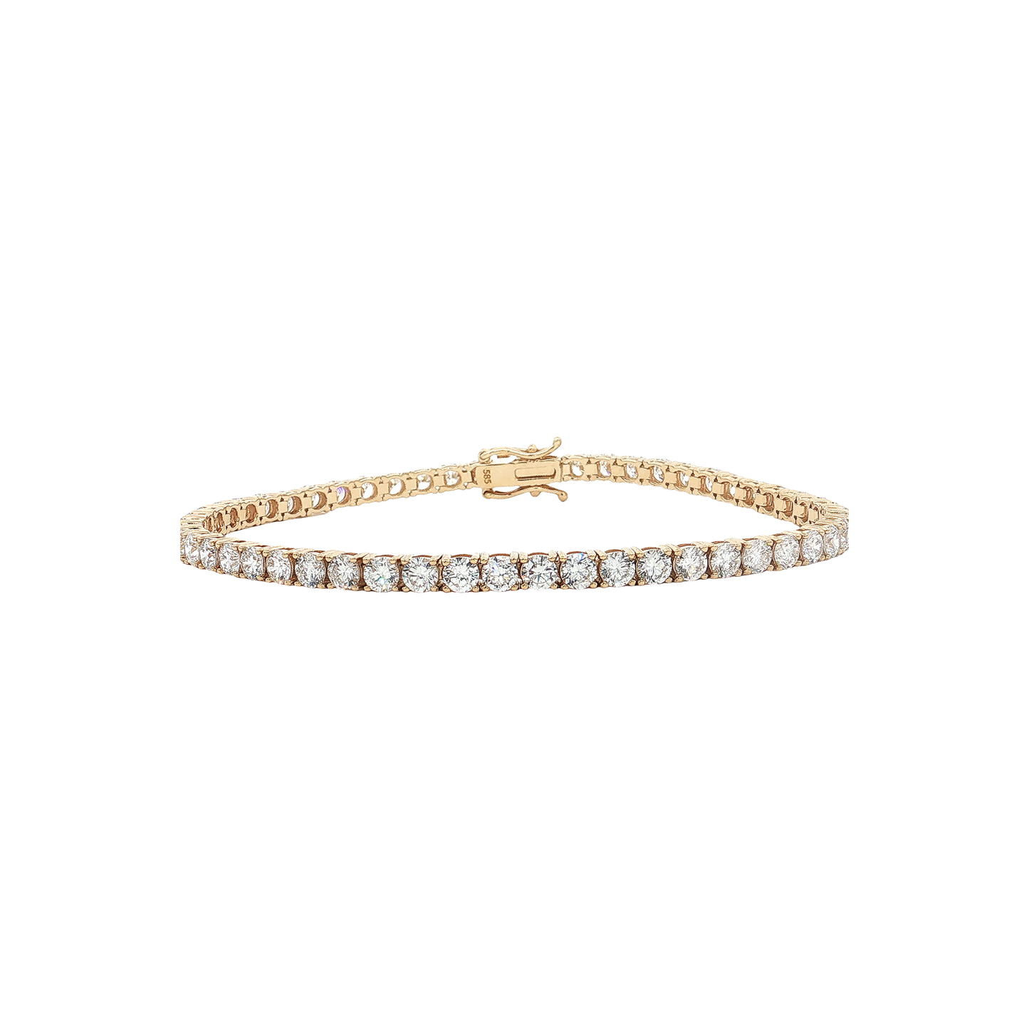 Lab-Grown Diamond Tennis Bracelet