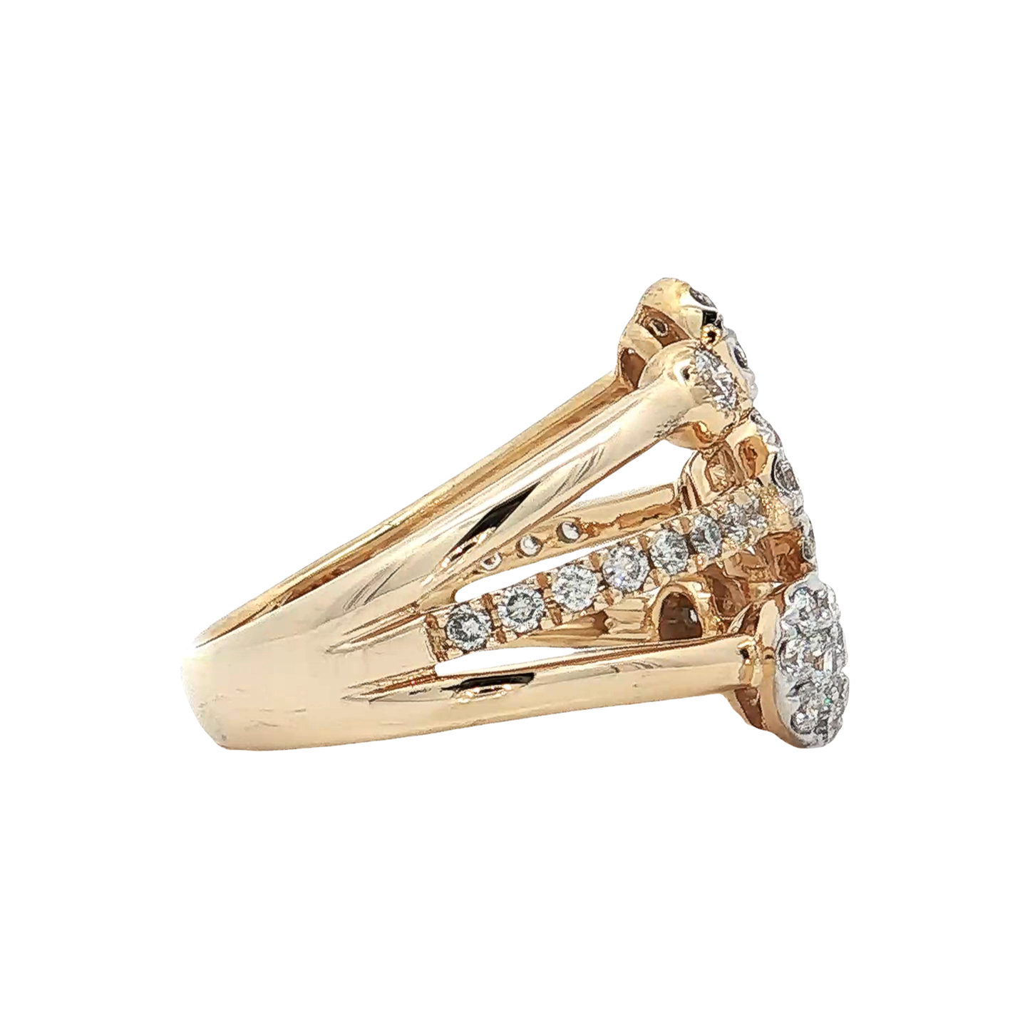 Yellow Gold Diamond Fashion Ring