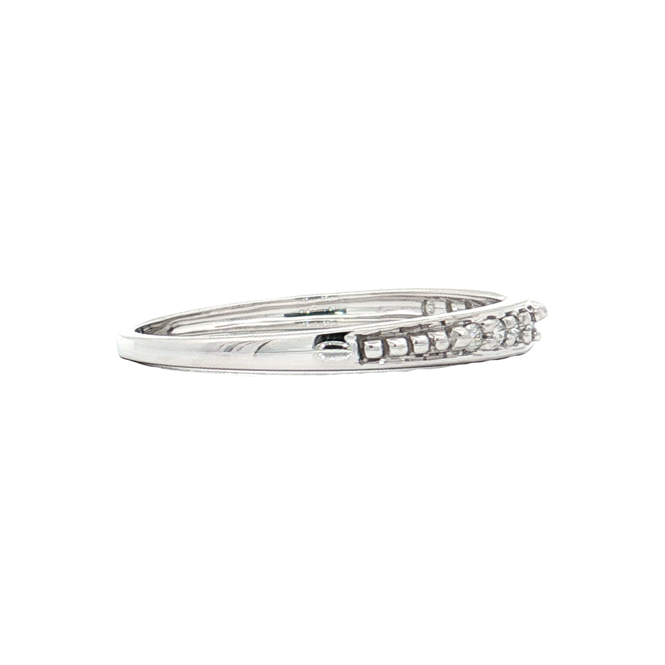 White Gold Diamond Wedding Band