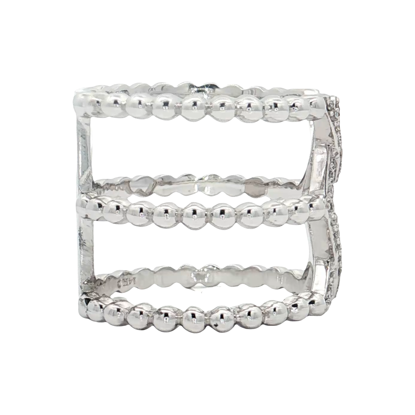 White Gold Fashion Diamond Ring