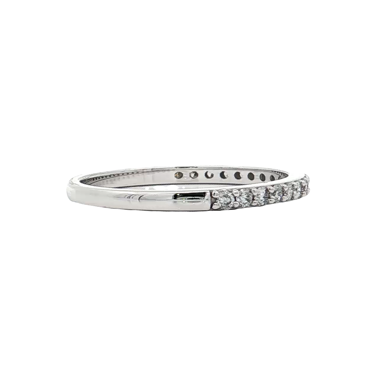 White Gold Diamond Wedding Band