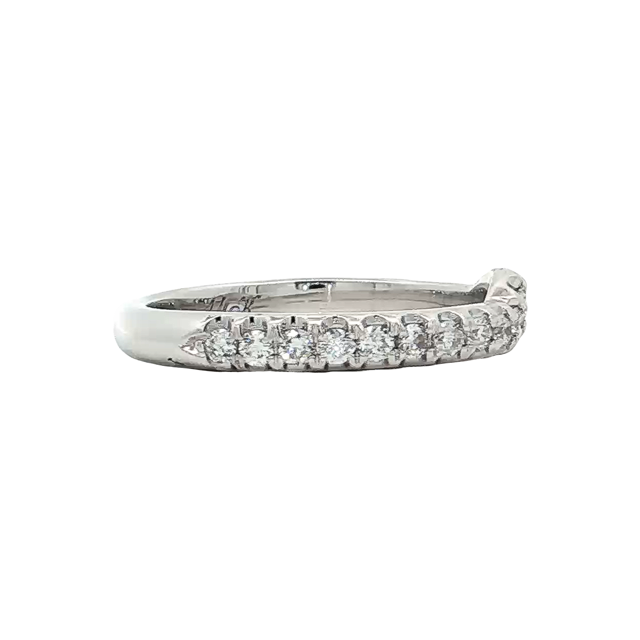 White Gold Diamond Wedding Band