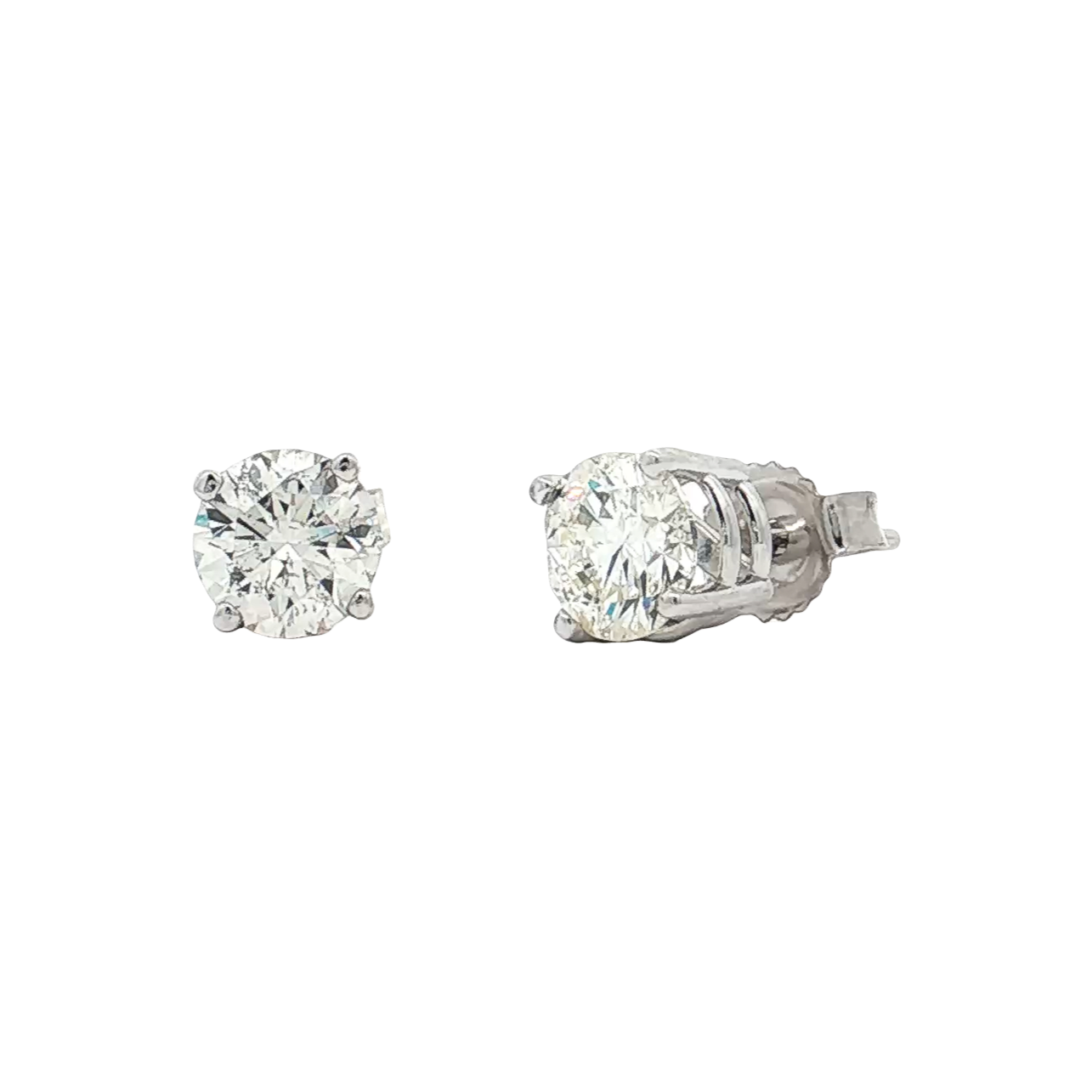 White Gold Diamond Studs