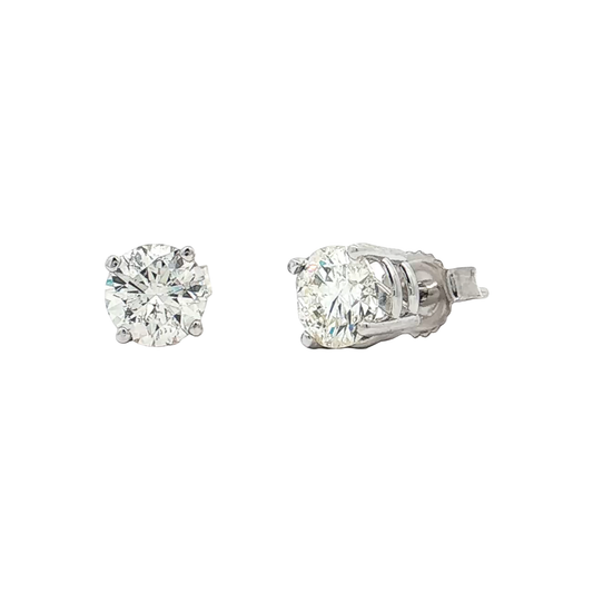 White Gold Diamond Studs