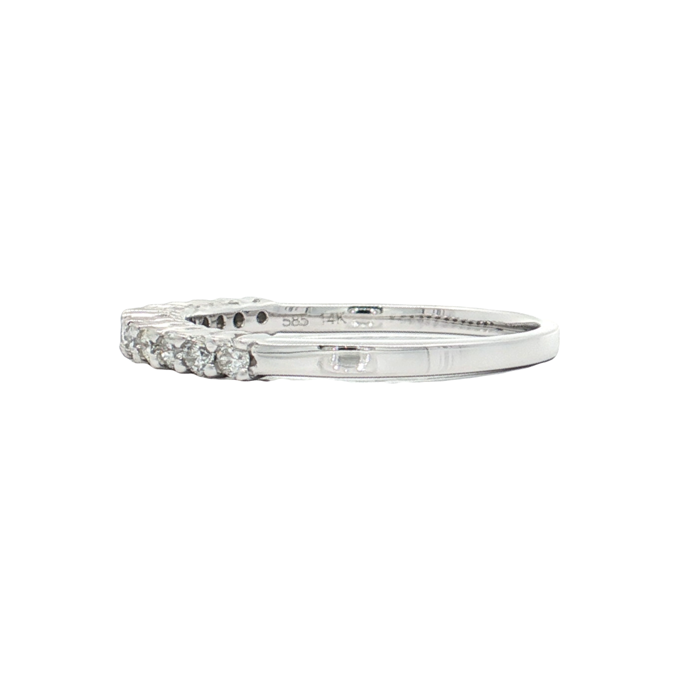 White Gold Diamond Wedding Band