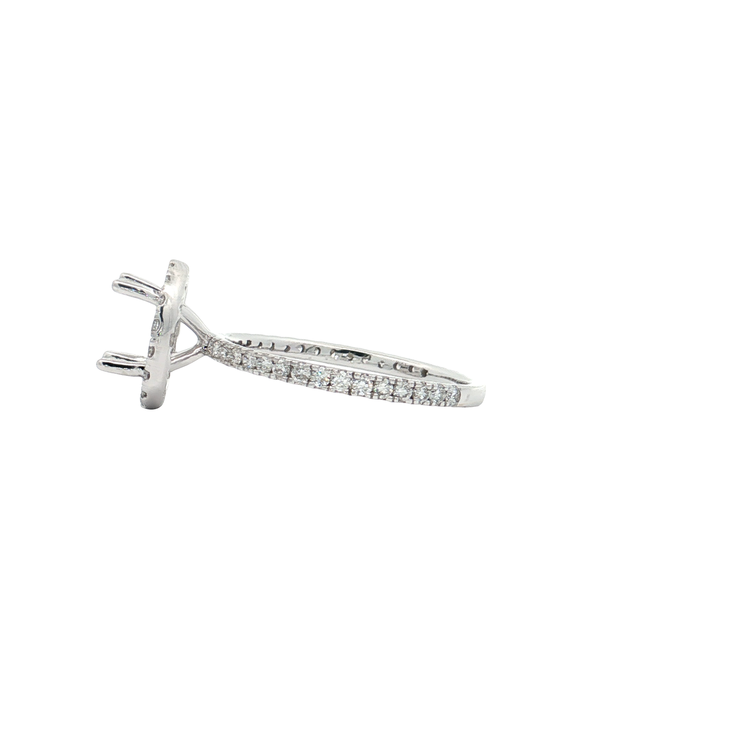 White Gold Diamond Bridal Setting