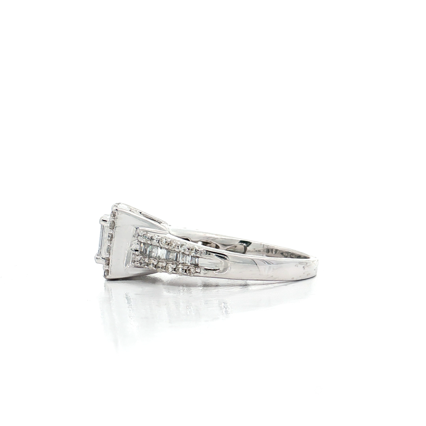 White Gold Diamond Bridal Ring