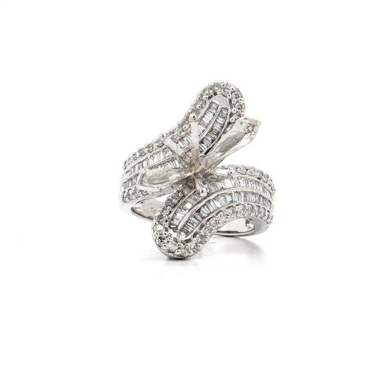 White Gold Diamond Bridal Setting