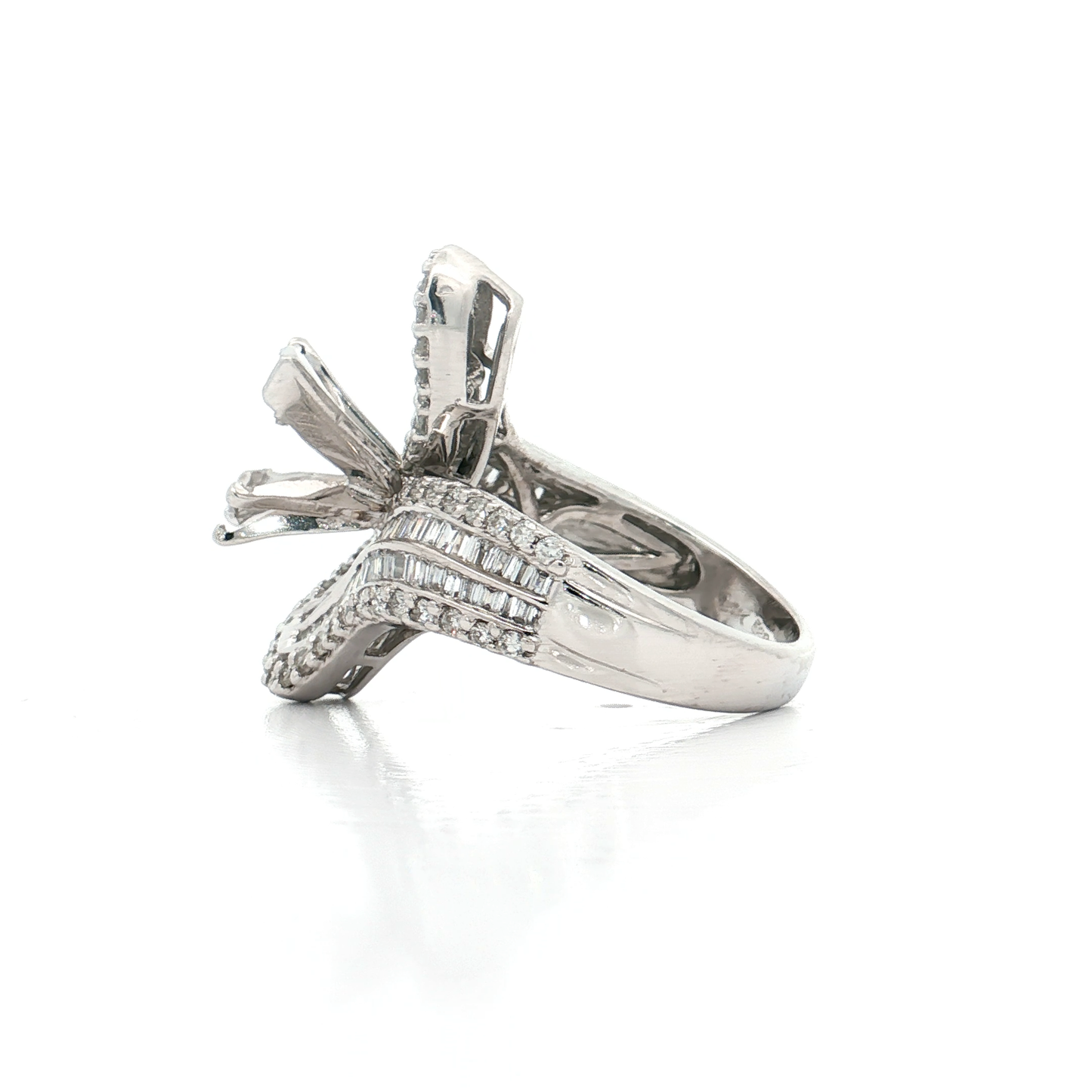 White Gold Diamond Bridal Setting
