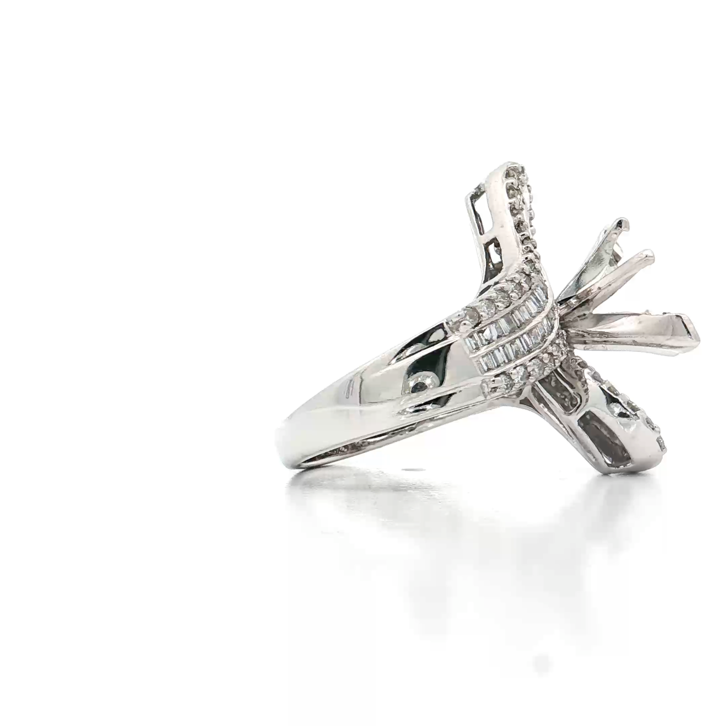 White Gold Diamond Bridal Setting