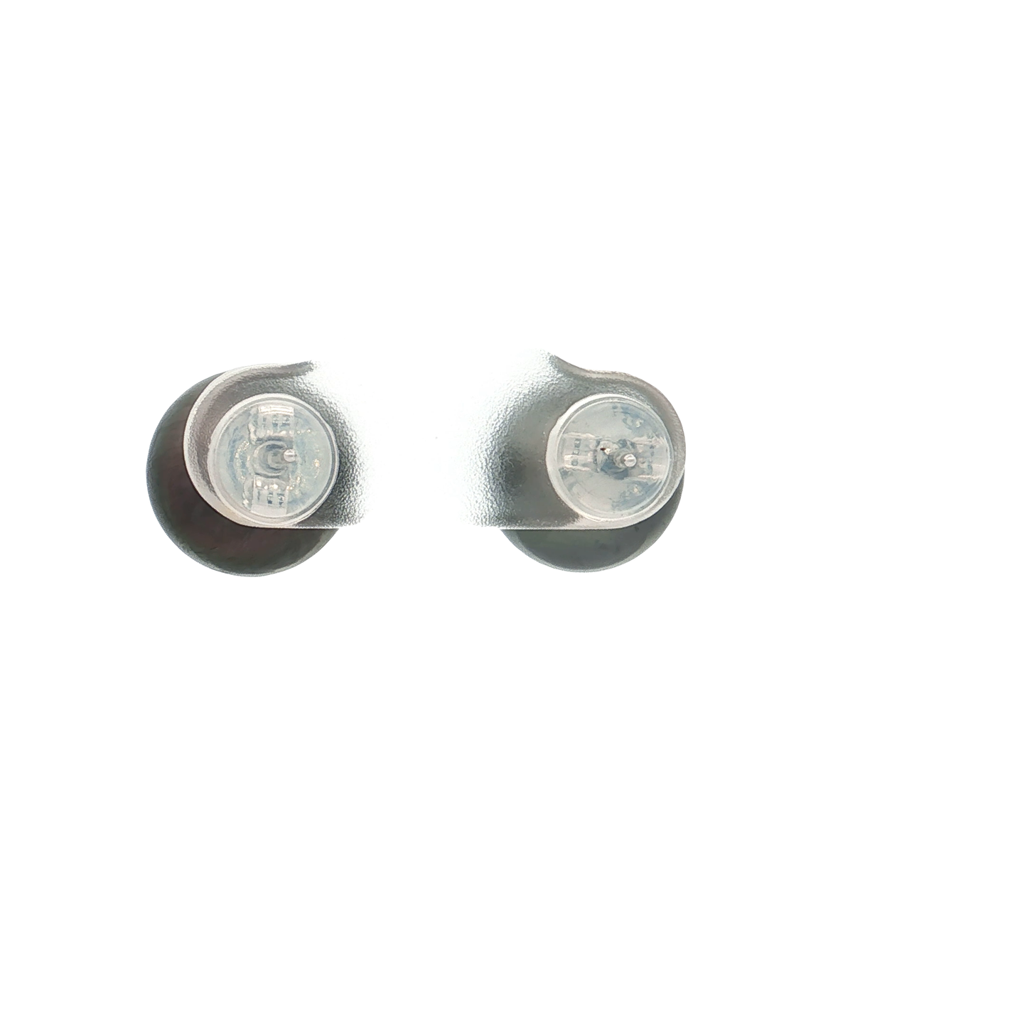 White Gold Pearl Earrings