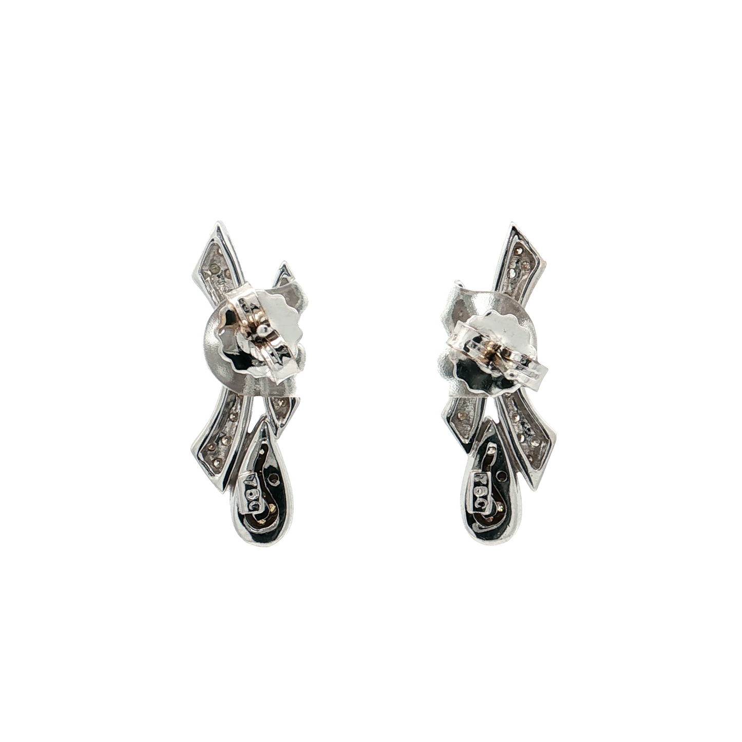 White Gold Diamond Earrings