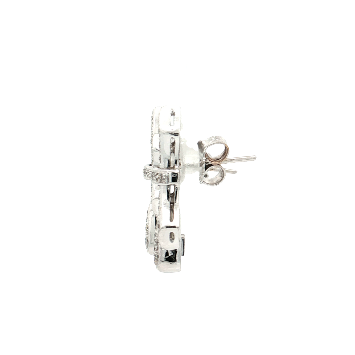 White Gold Diamond Earrings