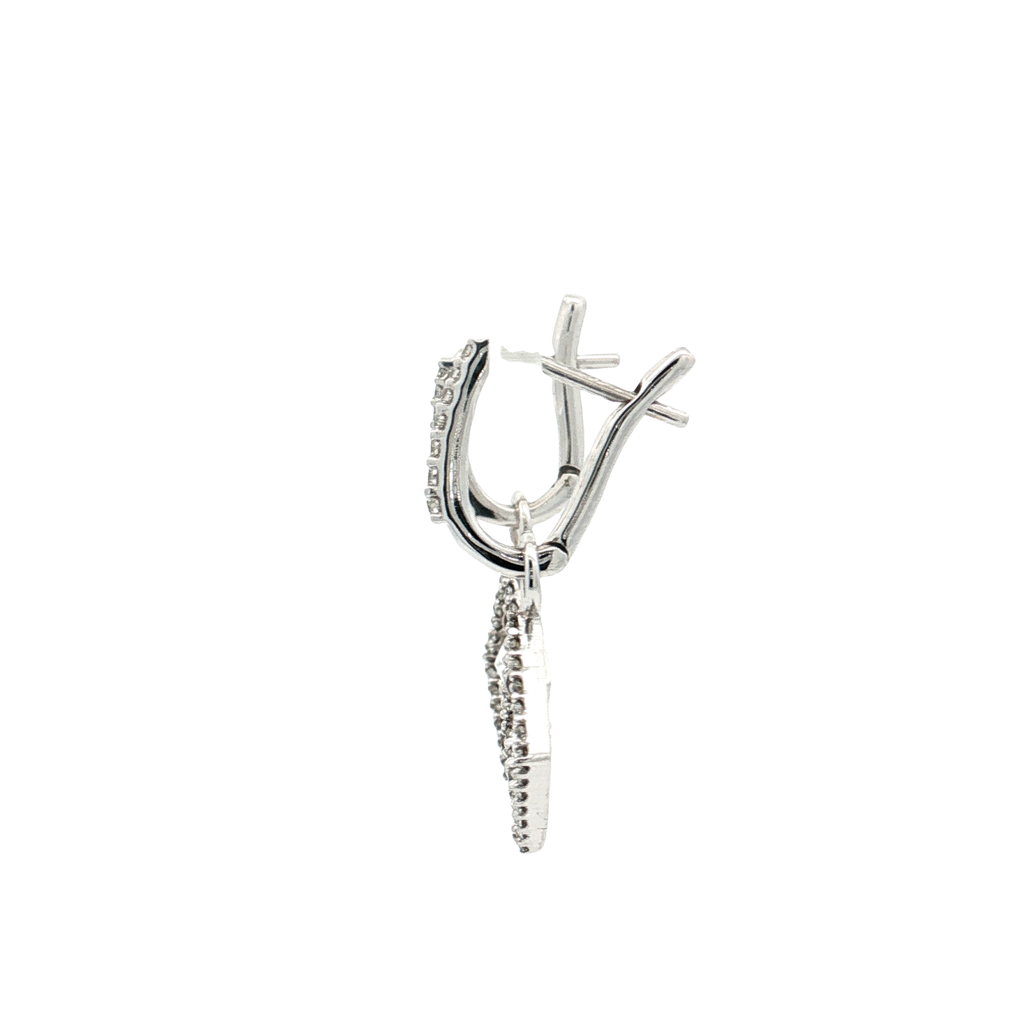 White Gold Diamond Earrings