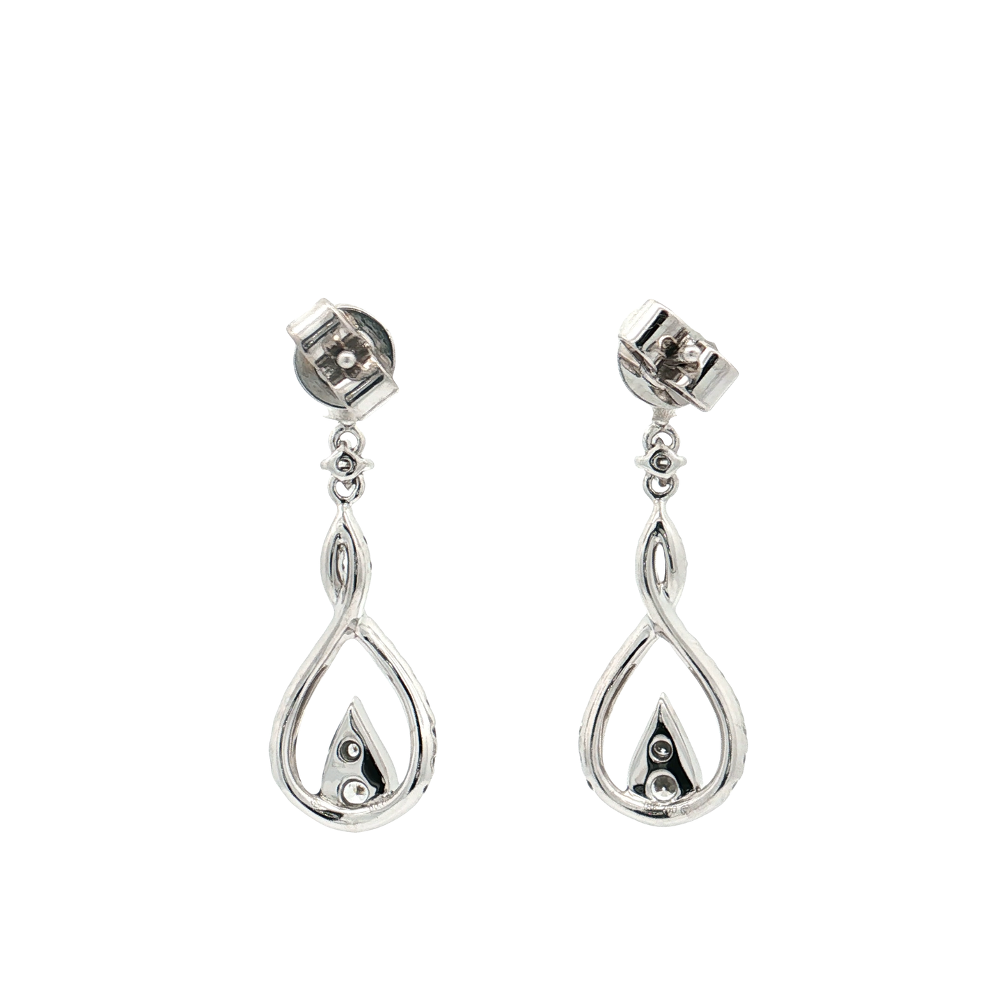 White Gold Diamond Earrings