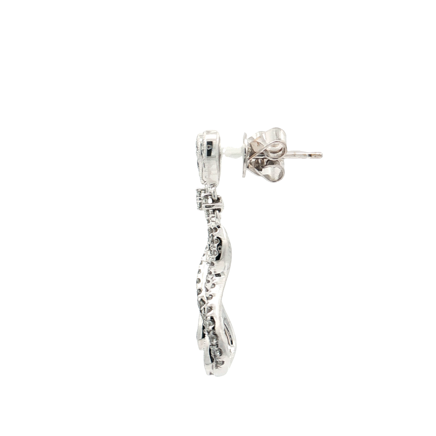 White Gold Diamond Earrings