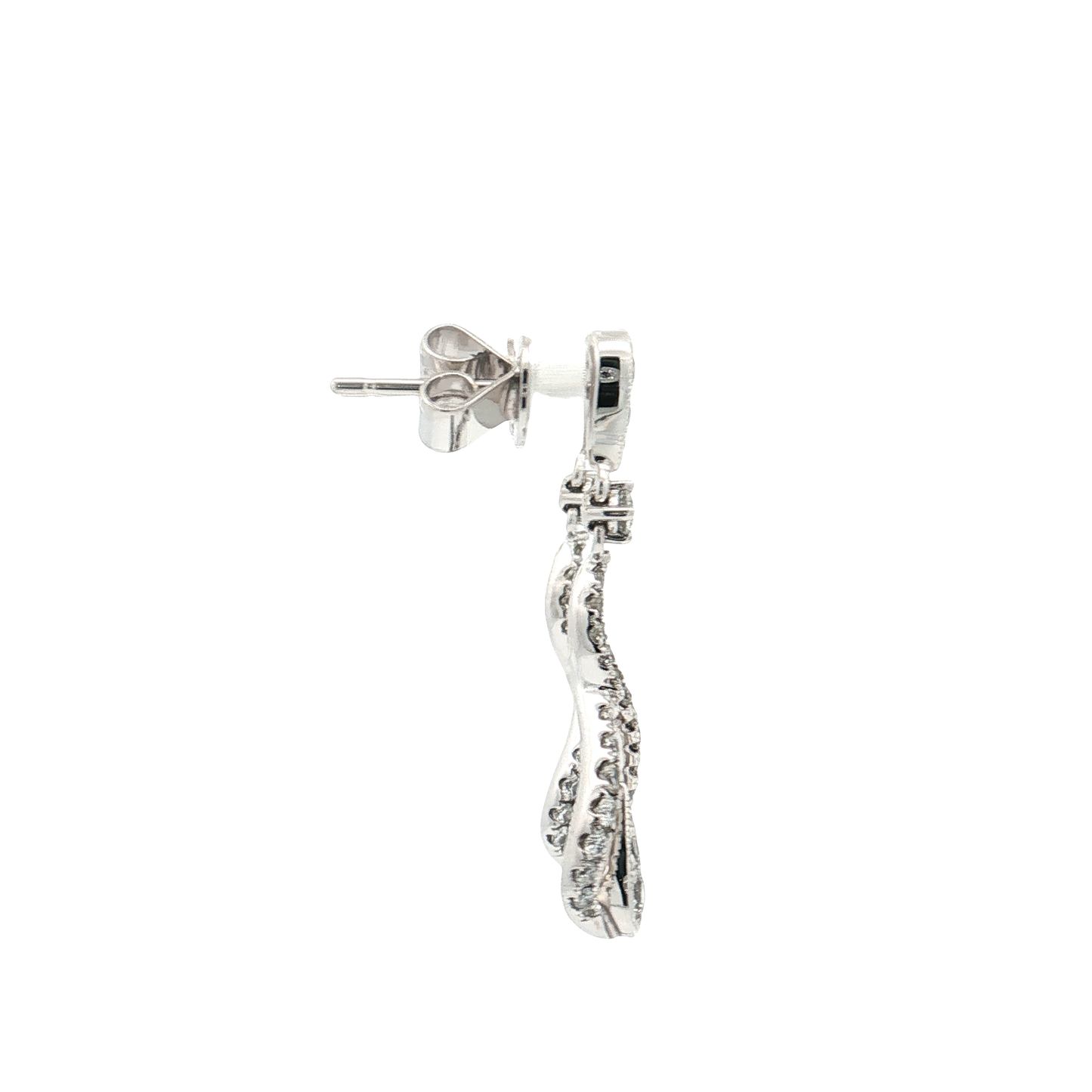 White Gold Diamond Earrings