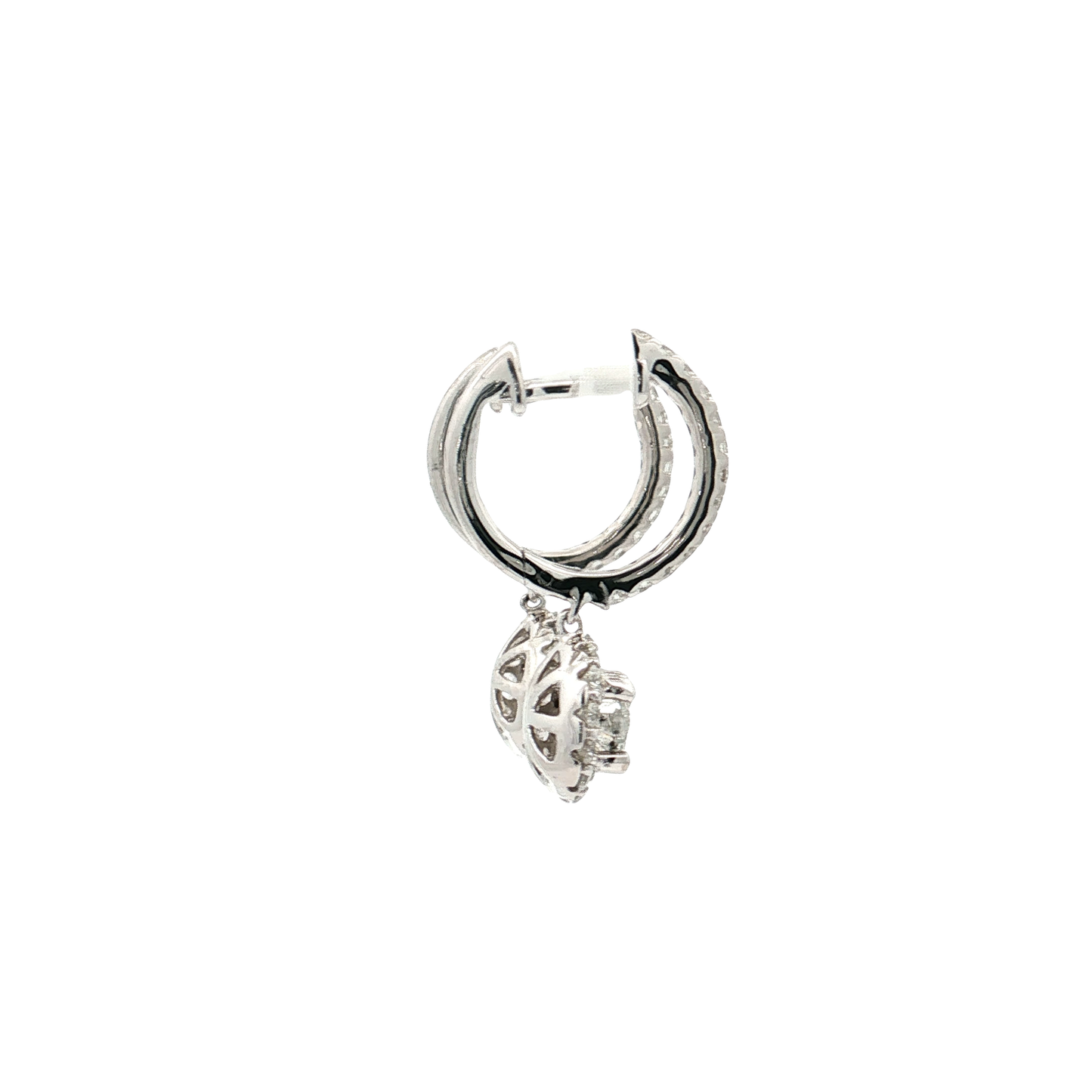 White Gold Diamond Earrings