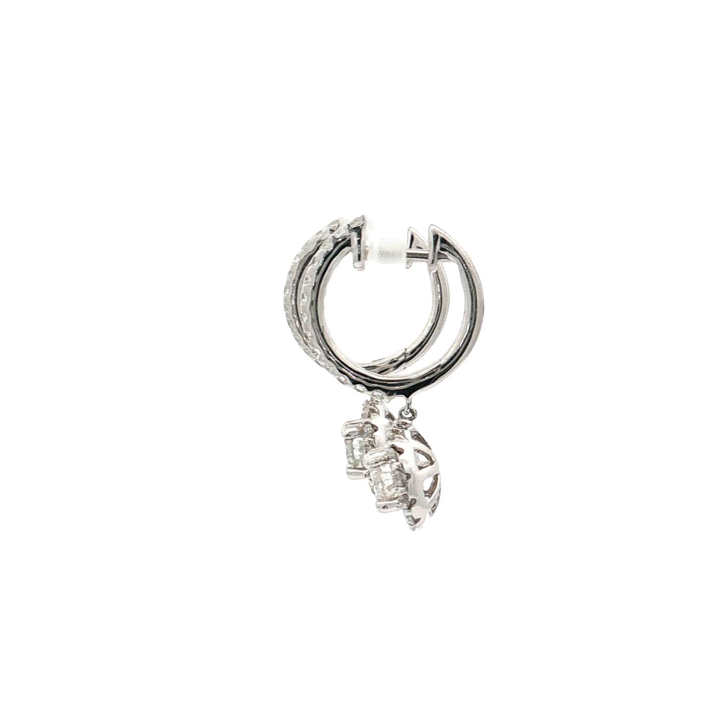 White Gold Diamond Earrings