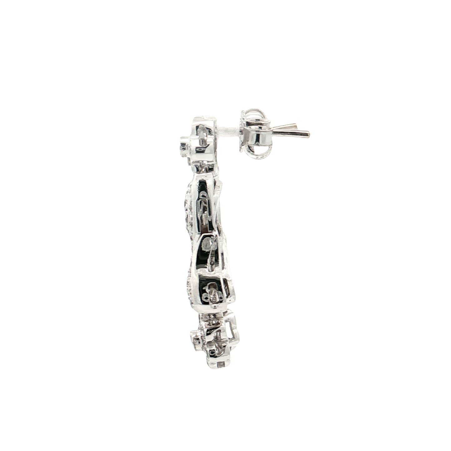 White Gold Diamond Earrings