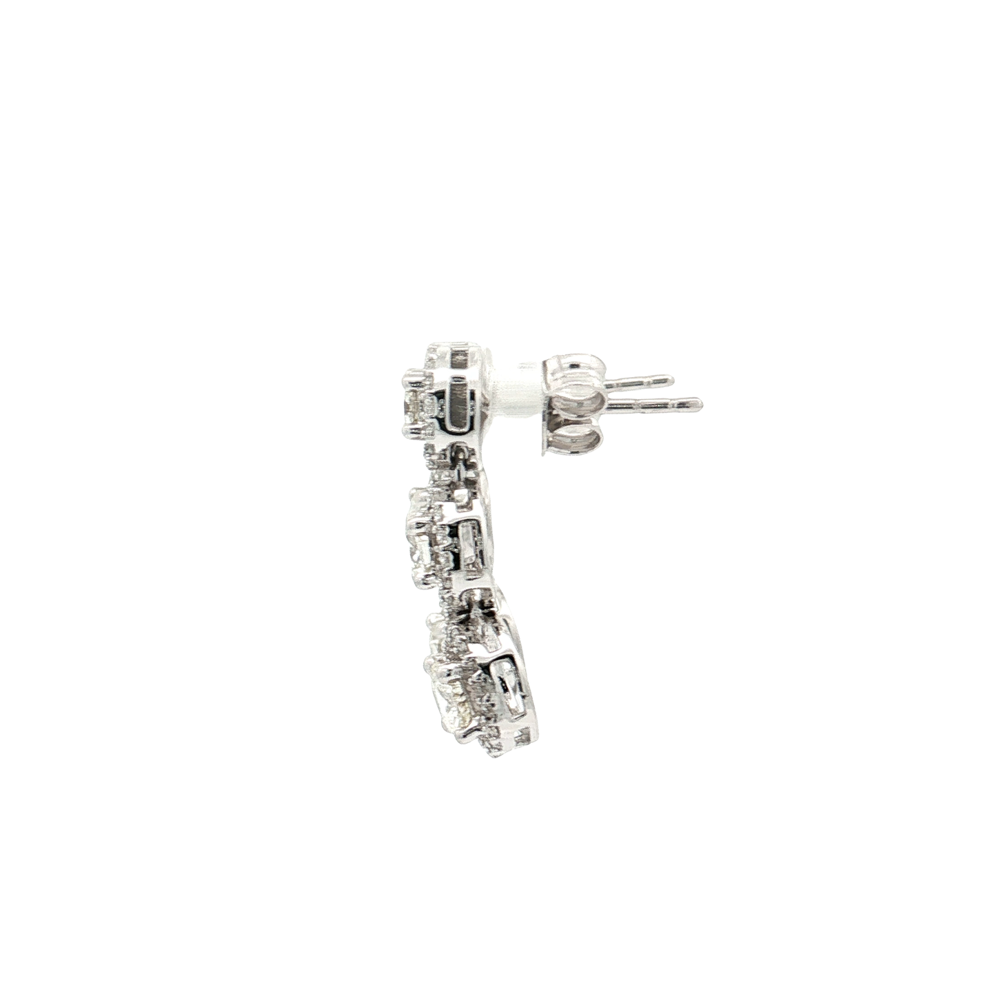 White Gold Diamond Earrings