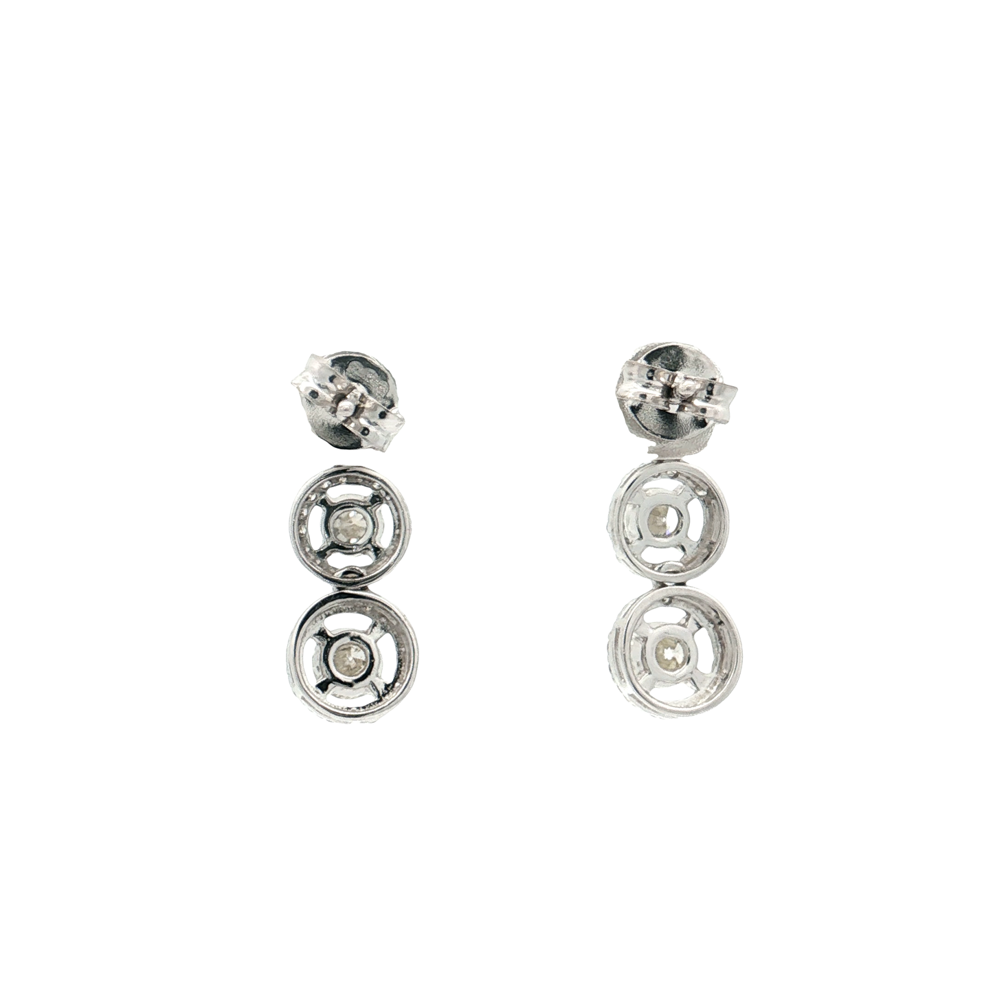 White Gold Diamond Earrings