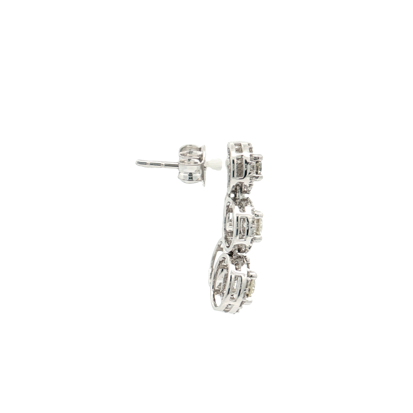 White Gold Diamond Earrings