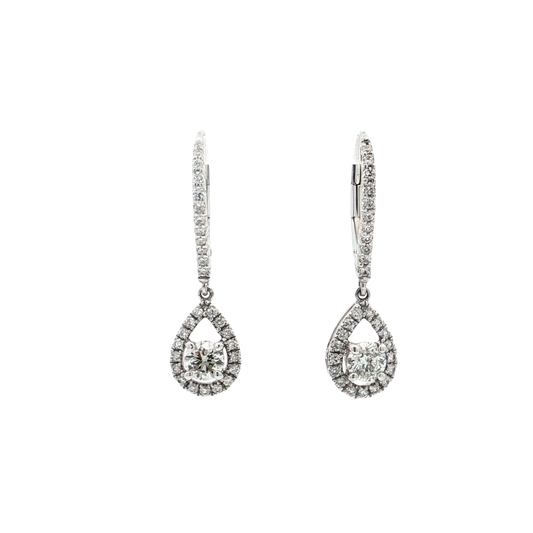 Platinum Diamond Earrings
