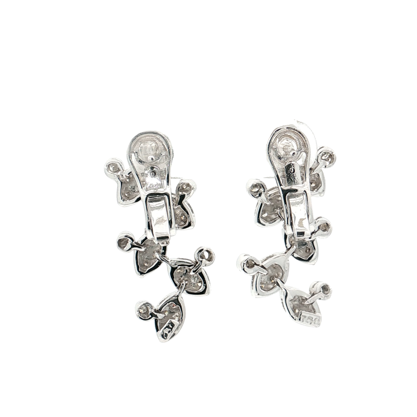 White Gold Diamond Earrings