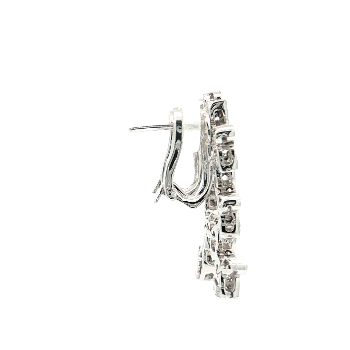 White Gold Diamond Earrings