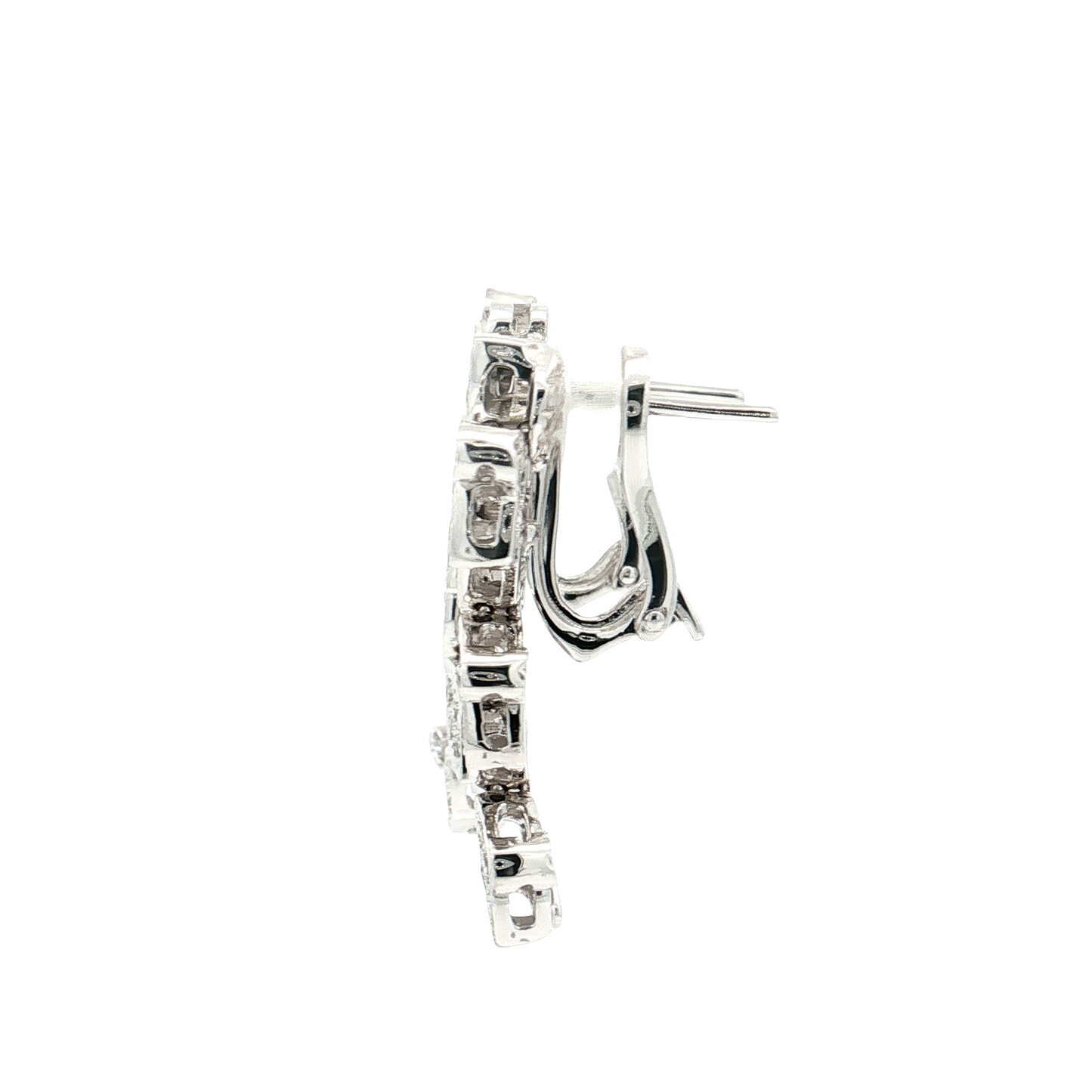 White Gold Diamond Earrings