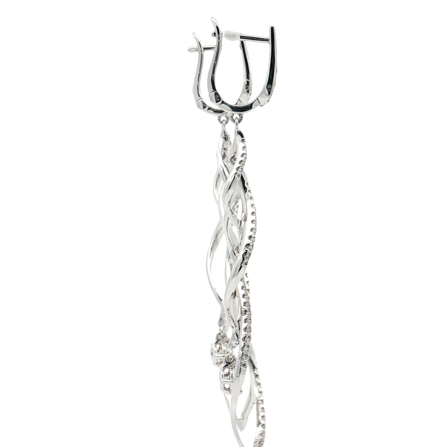 White Gold Diamond Earrings
