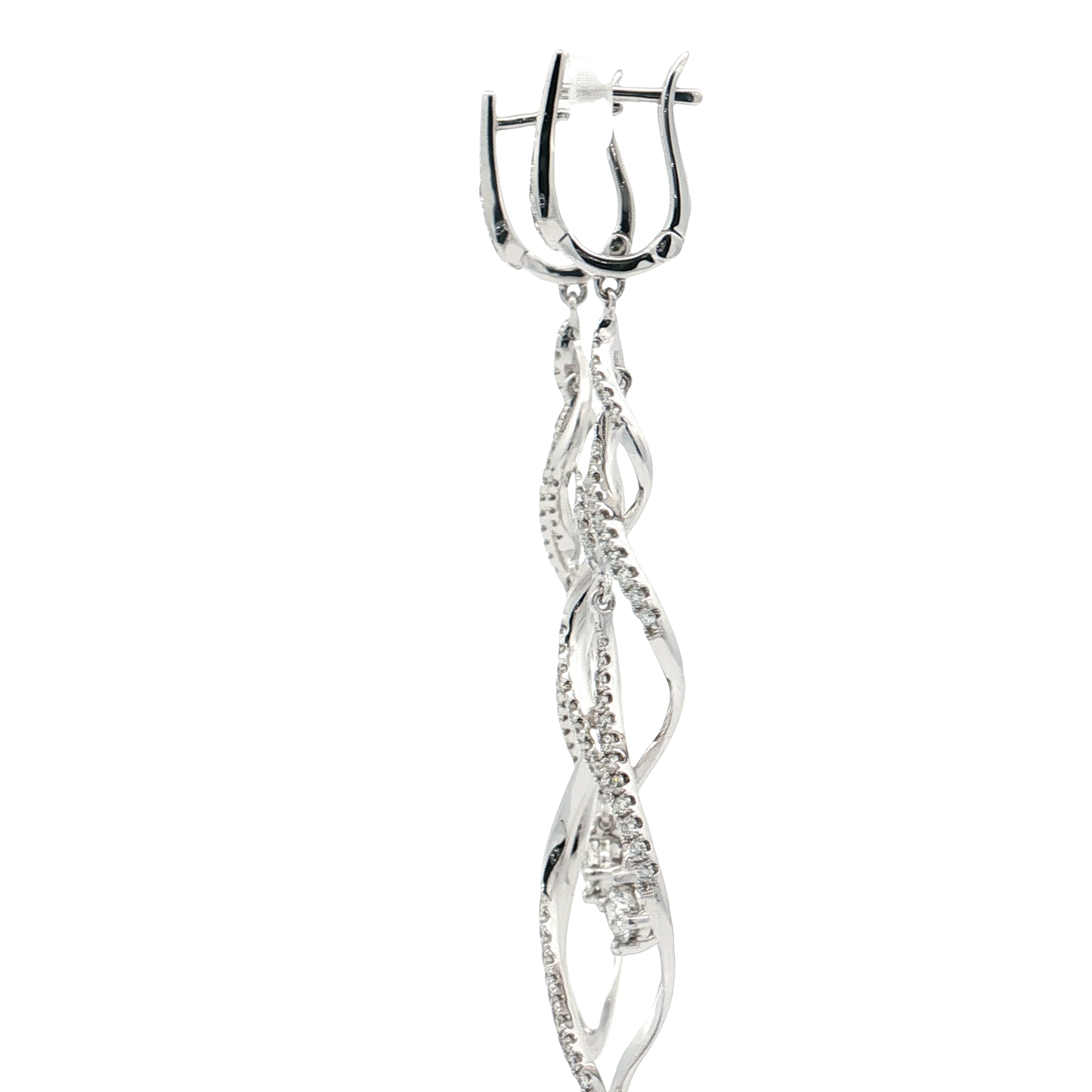 White Gold Diamond Earrings