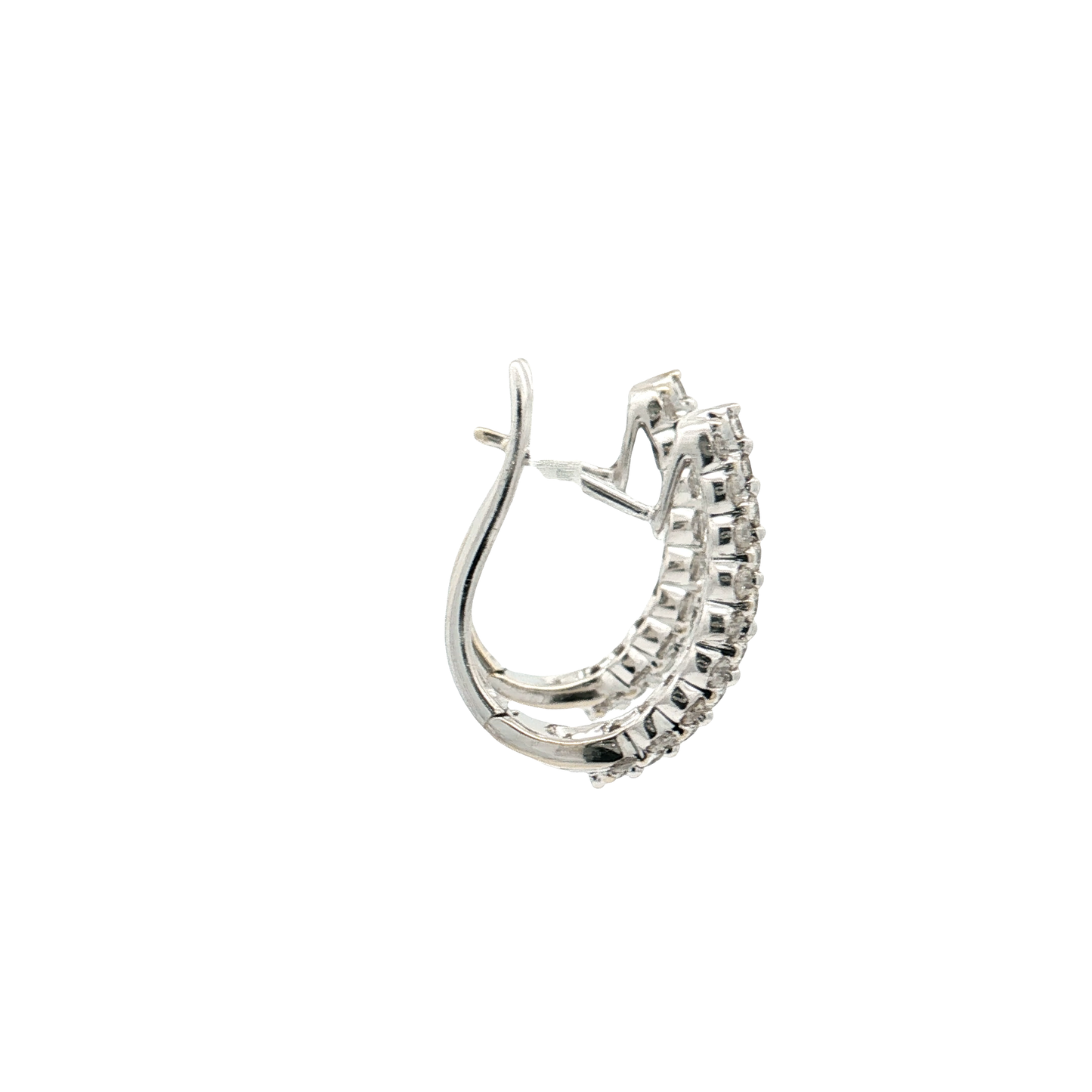 White Gold Diamond Earrings