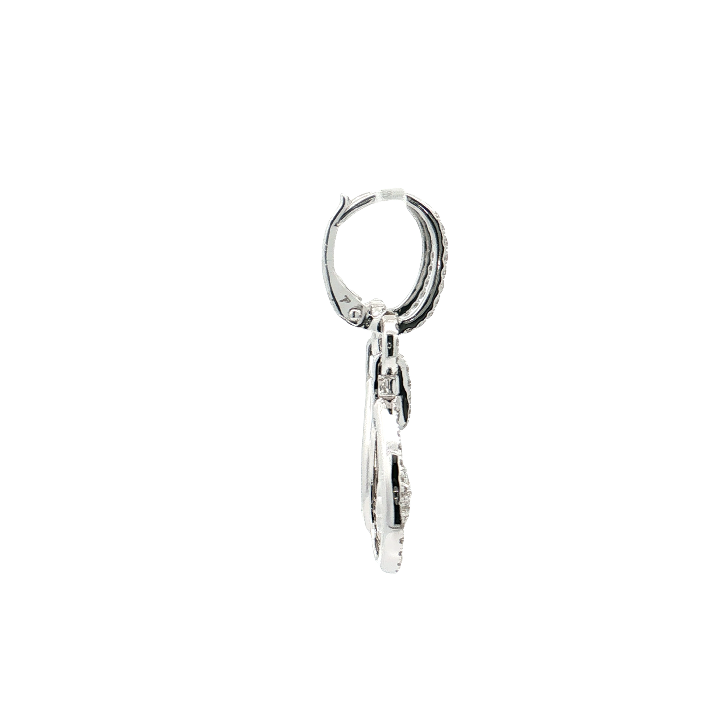 White Gold Diamond Earrings