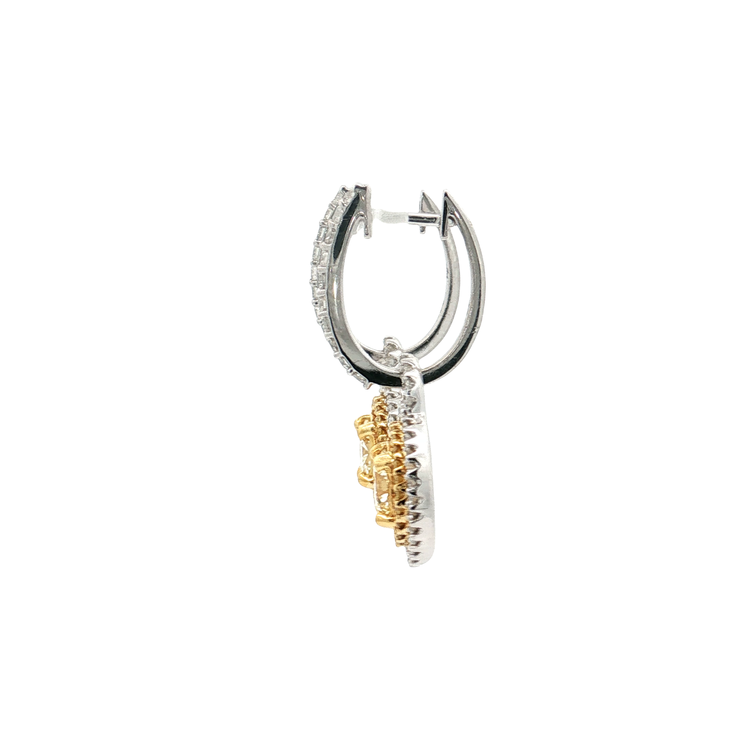 White Gold Diamond Earrings