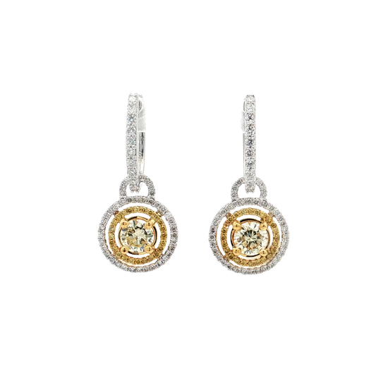 White Gold Diamond Earrings