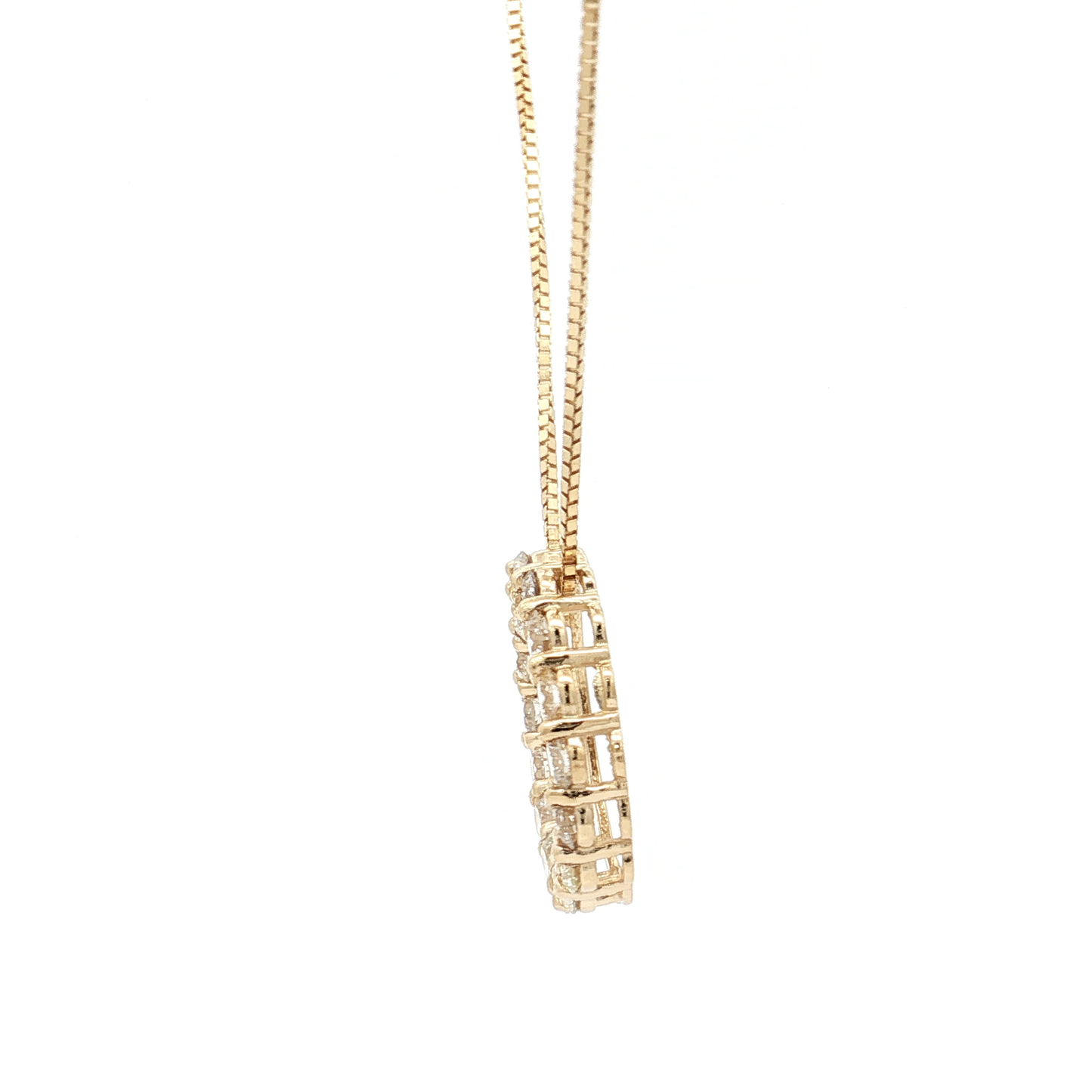 Yellow Gold Diamond Pendant
