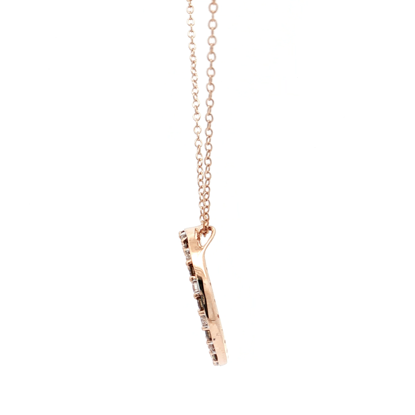 Rose Gold Diamond Pendant