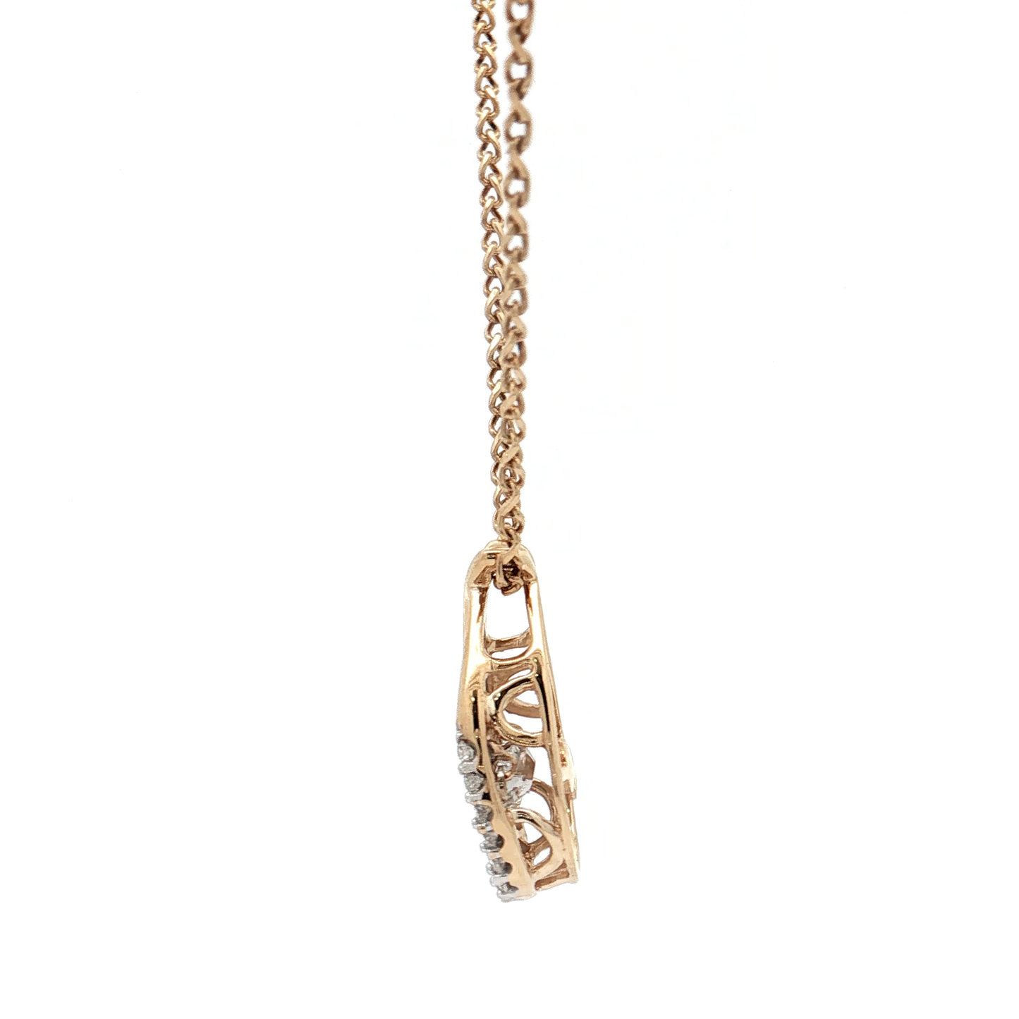 Yellow Gold Diamond Pendant