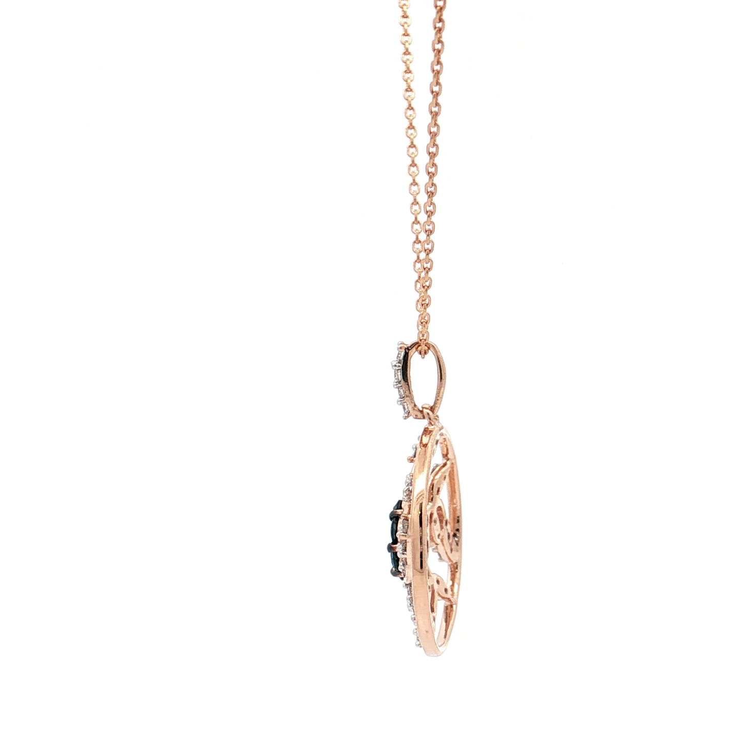 Rose Gold Diamond Pendant
