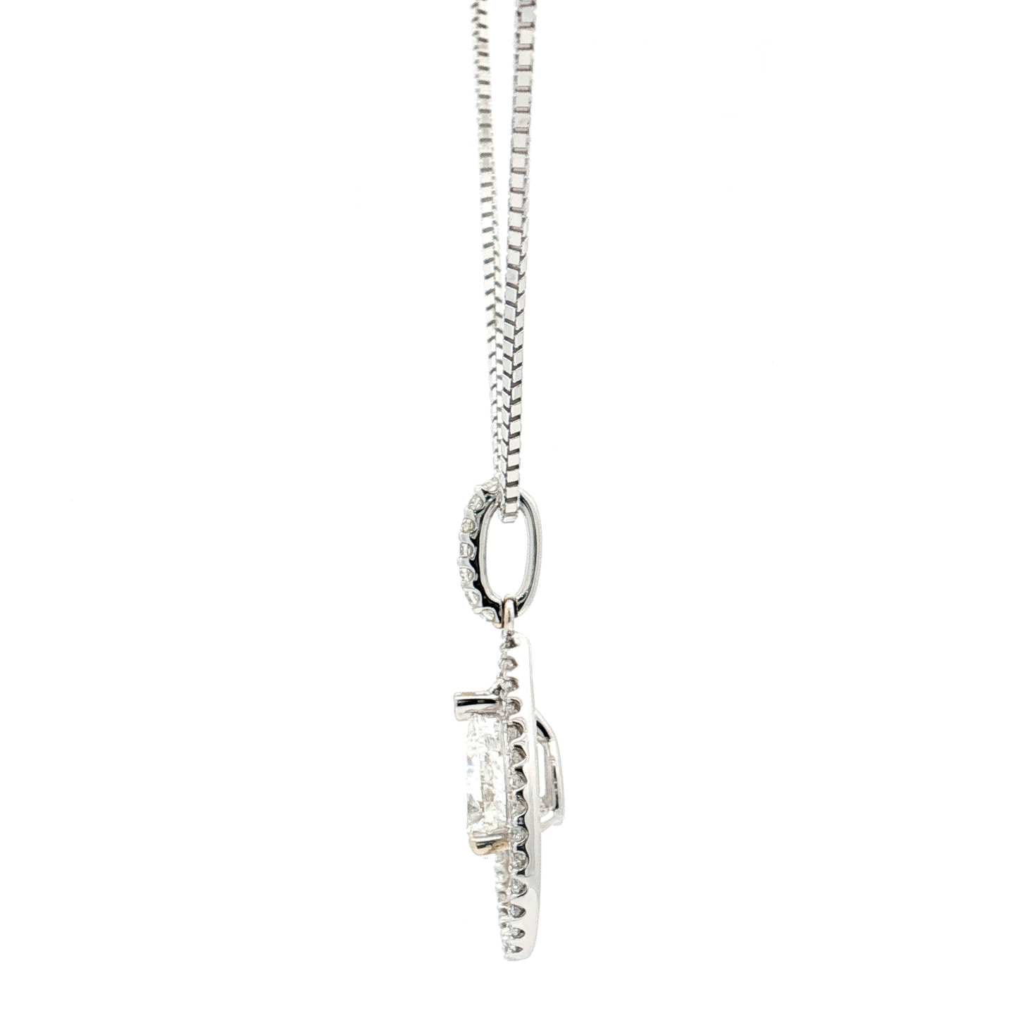 White Gold Diamond Pendant