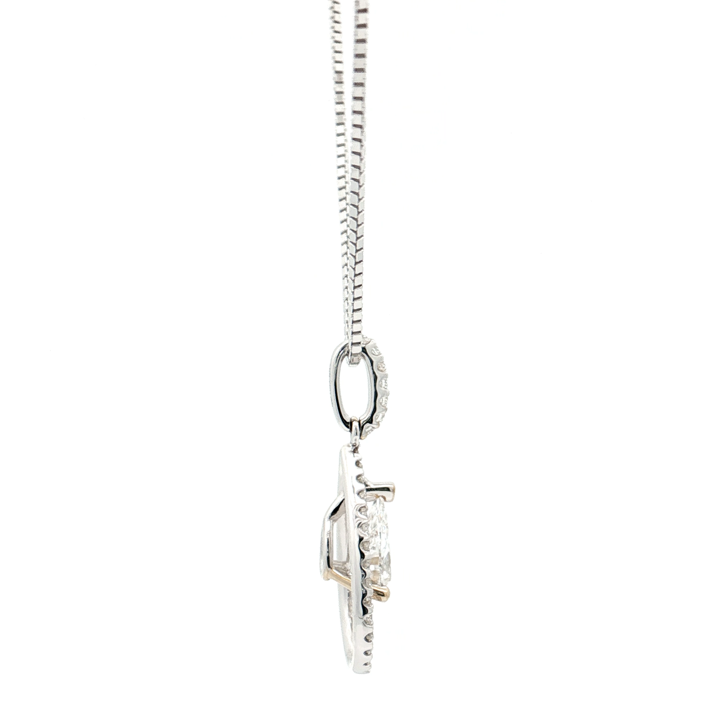 White Gold Diamond Pendant