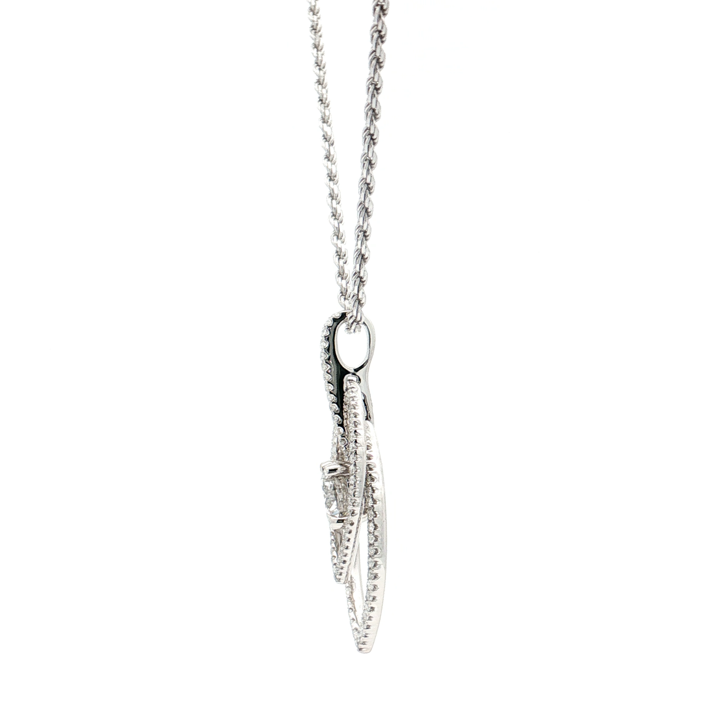 White Gold Diamond Pendant